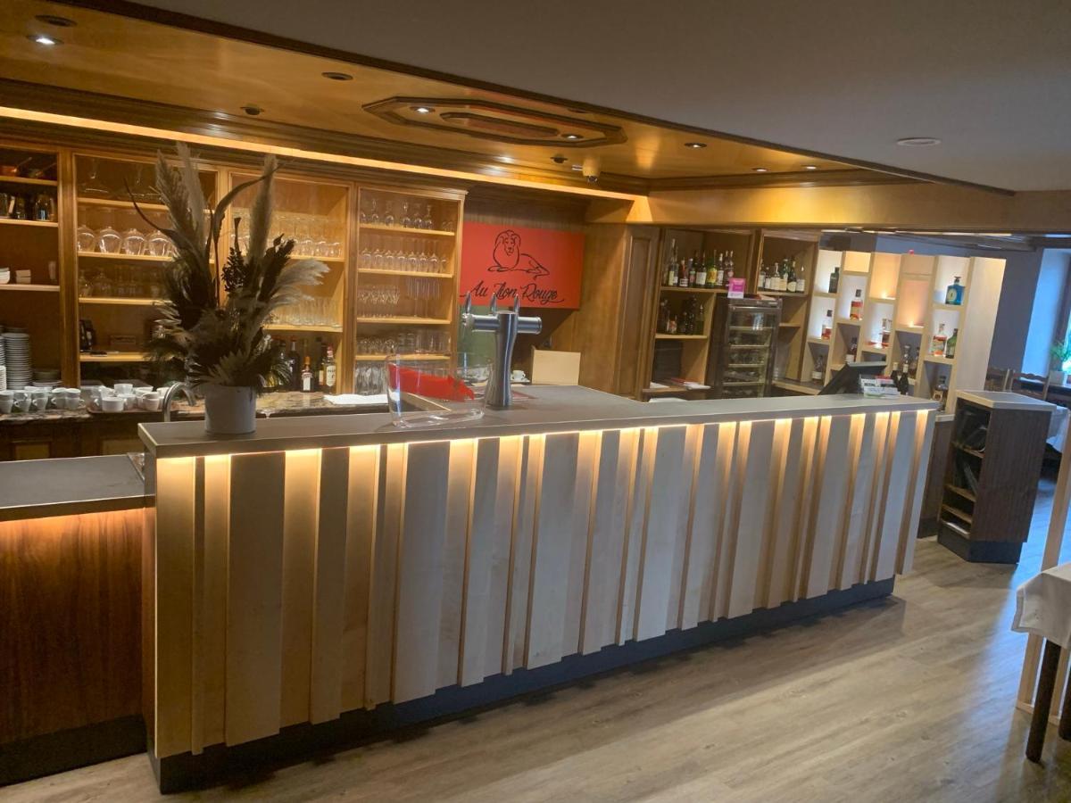 Logis Hotel Restaurant Au Lion Rouge Bartenheim Exterior photo