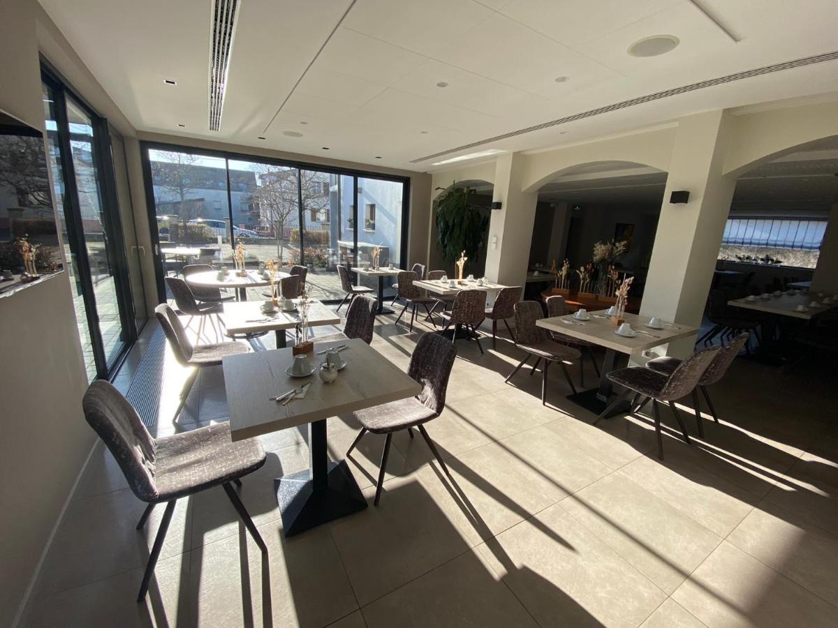 Logis Hotel Restaurant Au Lion Rouge Bartenheim Exterior photo